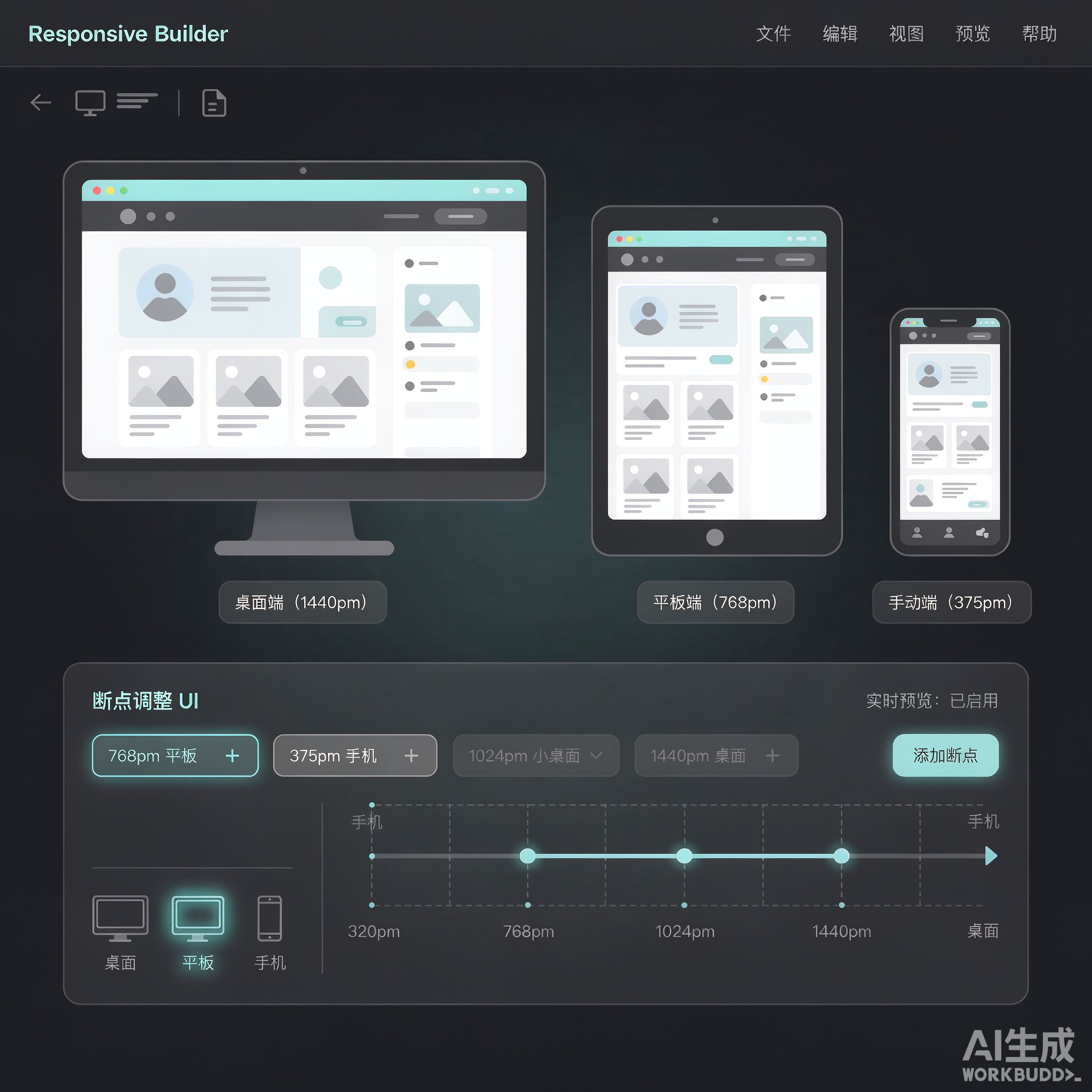 Adobe Dreamweaver功能界面